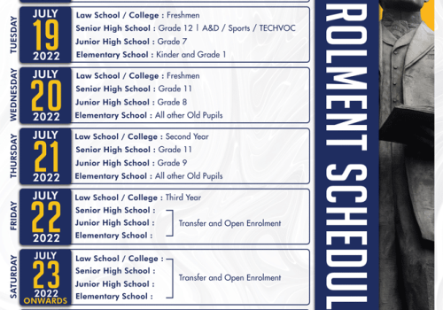 School Year 2022-2023 Enrolment Procedure: Rizalian Guide